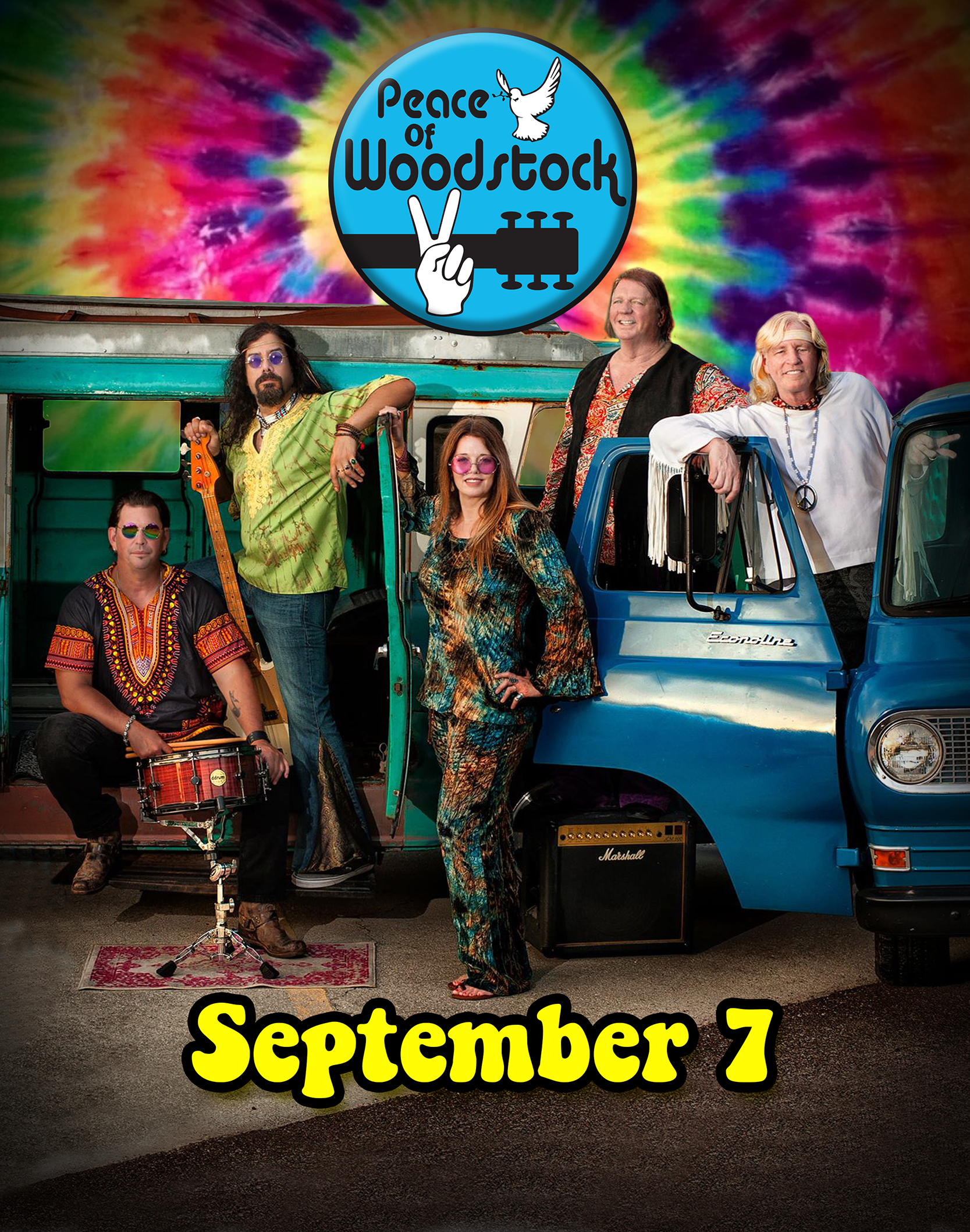 Peace of Woodstock, A tribute to the music of Woodstock on September 7th