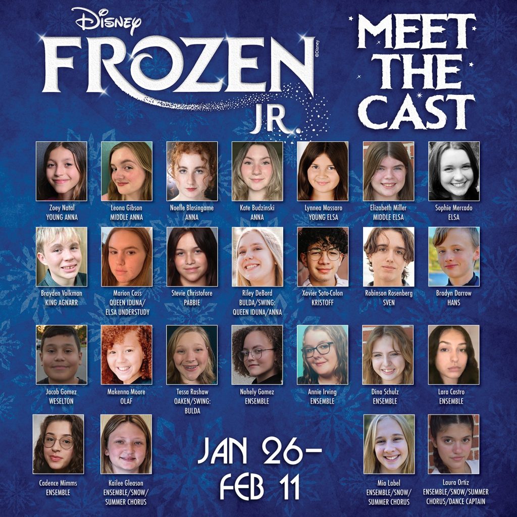 Meet the cast of FrozenJr