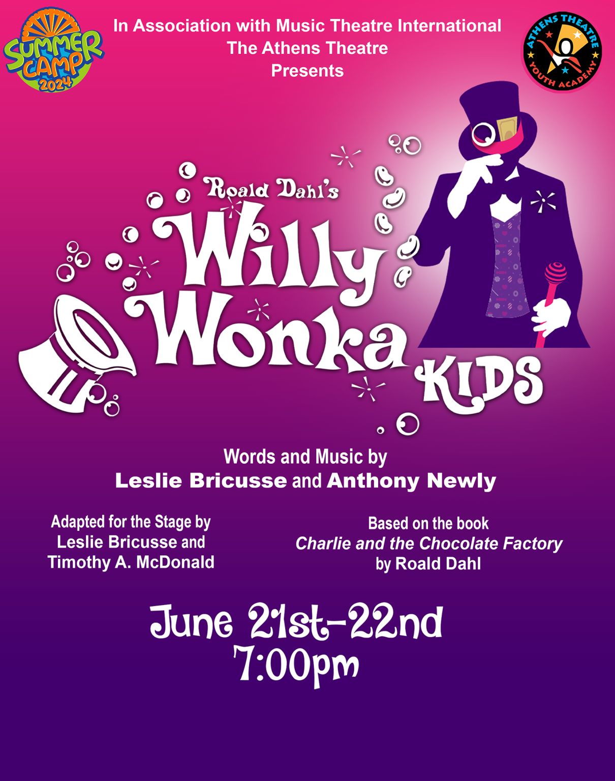 Willy Wonka Kids - Athens Theatre | Deland, Florida