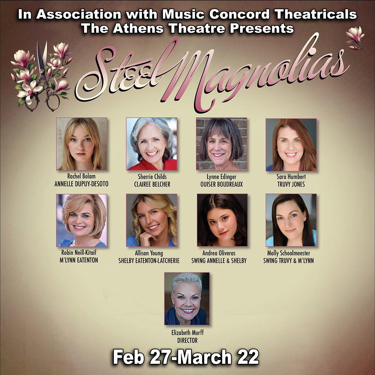 Meet the Cast Steel Magnolias