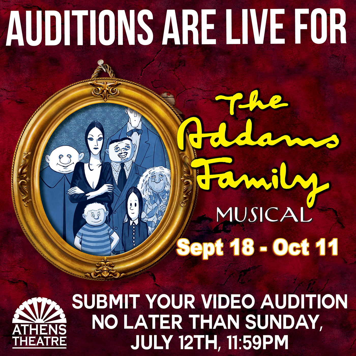 TheAddamsFamily AuditionsAreLive Promo